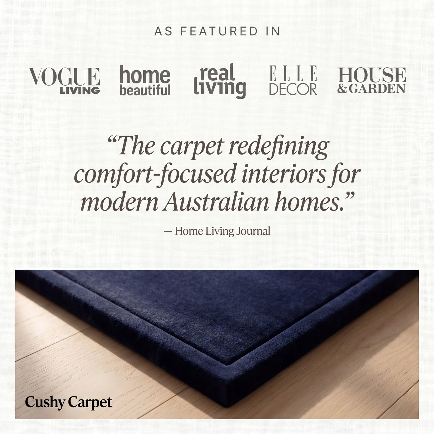 Cushy Carpet - Soft Touch Tatami Carpet